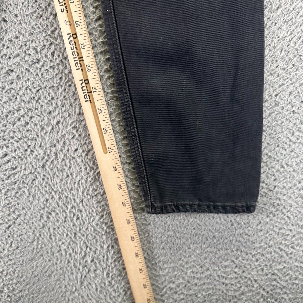 VTG American Eagle Outfitters Jean Women 28x28 Black Denim Boyfriend Distressed - Picture 9 of 11